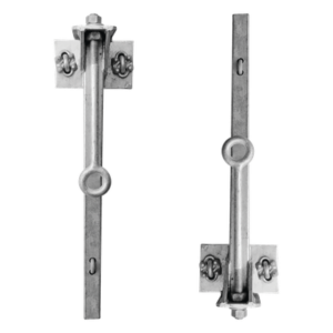Herrajes para Línea de Vida / Acero Galvanizado en Caliente / 15 m (49.2 ft) entre Guías / 4.25 kg / Intemperie