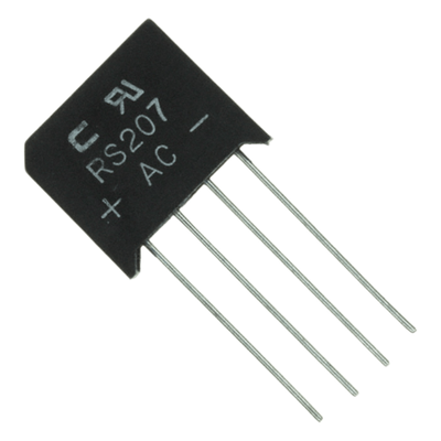Puente Rectificador / 2 A / 50 A Sobrepico / 175°C / Epoxy