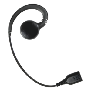 Auricular de Gancho / Altavoz Giratorio 360° / Cable de Fibra Trenzada / Conector SNAP / Compatible con Micrófono de Solapa Serie SNAP
