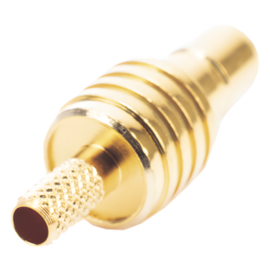 Conector SMB Hembra / Anillo Plegable / RG-174/U, 8216, M17RG-316 / Bronce Niquelado / Contacto Oro