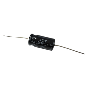 Capacitor Electrolítico / 100 µF / 16 VCC / Montaje Compacto