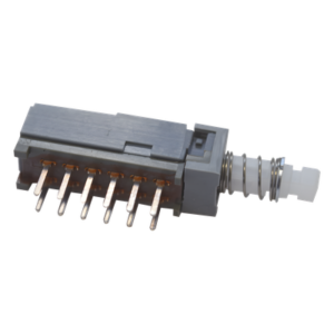 Interruptor deslizante / 0.2 A @ 30 V DC / 10,000 ciclos / 500 V AC dieléctrico / 50 mΩ contacto