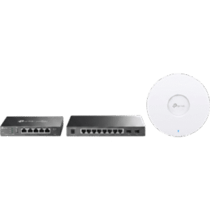 Kit de Iniciación en redes OMADA / 1 Router ER605 / 1 Switch TL-SG2210P(SG2210P) /  Punto de Acceso EAP61X