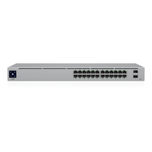 Switch Capa 2 / 24 Puertos Gigabit / 16 Puertos PoE+ / 95W Total / 2 Puertos SFP 1G / Sin Ventilador / 52 Gbps Switching Capacity