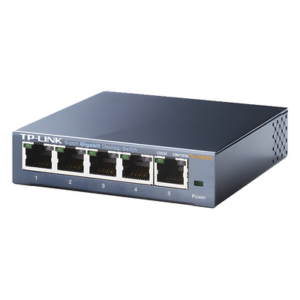 Switch / 5 Puertos Gigabit / 10/100/1000 Mbps / No Administrable / 7.4 Mpps / 3.94x3.86x0.98 in