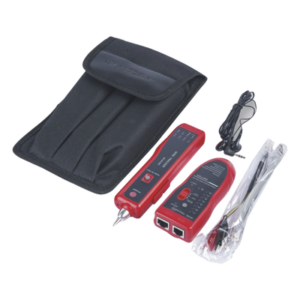 Detector de Cable con Generador de Tonos / Alcance 3 km (9,842 ft) / Prueba Continuidad y Configuración / Batería 9V DC