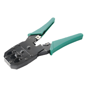 Pinzas Ponchadoras / RJ11-RJ12-RJ45 / Cat5e-Cat6-Cat6a / 4-6-8 Conductores / Corte y Pelado Integrados