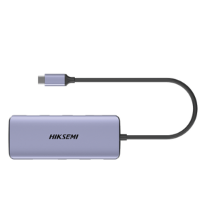 Hub USB-C 8 en 1 / HDMI 4K@30Hz / 3x USB 3.0 5 Gbps / Lector SD + Micro SD / PD 100W / Aluminio 112 mm (4.4 in)