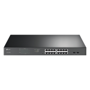 Switch PoE / 16 Puertos Gigabit / 2 SFP / 192W / 34 VLANs / 23.8 Mpps