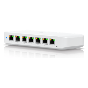 Switch PoE Capa 2 / 8 Puertos GbE / 7 Puertos PoE+ / 1 Puerto Entrada PoE++ / 52 W Presupuesto PoE / 16 Gbps Capacidad de Conmutación / Montaje Versátil