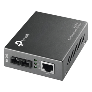 Convertidor de Medios / Fibra Óptica Monomodo / 1 Puerto RJ45 10/100 Mbps / Puerto SC 100 Mbps / Alcance 20 km (65,616.8 ft) / Plug and Play