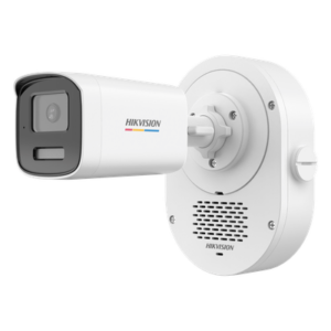 Cámara Bala IP / 4 Megapixel / ColorVu 3.0 / Dual Light 50 m (164 ft) / Audio Bidireccional SoundMax / Luz Estroboscópica Rojo-Azul / AcuSense Lite / IP67 / WDR 120 dB / PoE