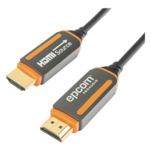 Cable HDMI de Fibra Óptica / 30m (98.43 pies) / 4K@60Hz / 18Gbps / HDCP 2.2 / Versión 2.0 / Resistente EMI/RFI