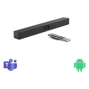 Barra de Videoconferencia / 4K Ultra HD / Dual Cámara 48 MP / Android 13 / Wi-Fi 6 / Bluetooth 5.0 / 8 Micrófonos MEMS / Altavoces 2 × 10 W