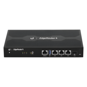 Router Edge / 4 Gbps / 3.4 Mpps / 3x RJ45 Gigabit + 1x SFP / 4-Core 1 GHz / 1 GB RAM / Rack 0.75 x 0.45 x 0.10 ft