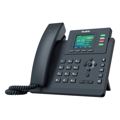 Teléfono IP / 4 Líneas SIP / Pantalla LCD 2.4" / Dual Gigabit Ethernet / PoE / Conferencia 5 Participantes