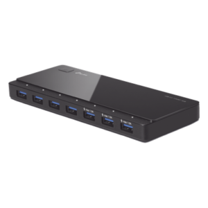 HUB USB 3.0 / 7 Puertos / Transferencia 5 Gbps / Alimentación 12V/2A / 165 x 65.5 x 17.5 mm (6.5 x 2.6 x 0.7 in)