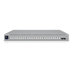 Switch Administrable Capa 3 / 24 Puertos RJ45 (16 × 10 GbE, 8 × 2.5 GbE) / 2 Puertos SFP28 25 G / Etherlighting™ / RPS / 460 Gbps