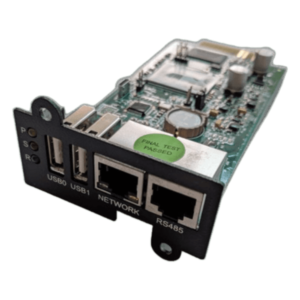 Tarjeta de Monitoreo Remoto SNMP / 10/100 Mbps / HTTPS-SSL / Sensor Temp-Humedad / Control Remoto UPS