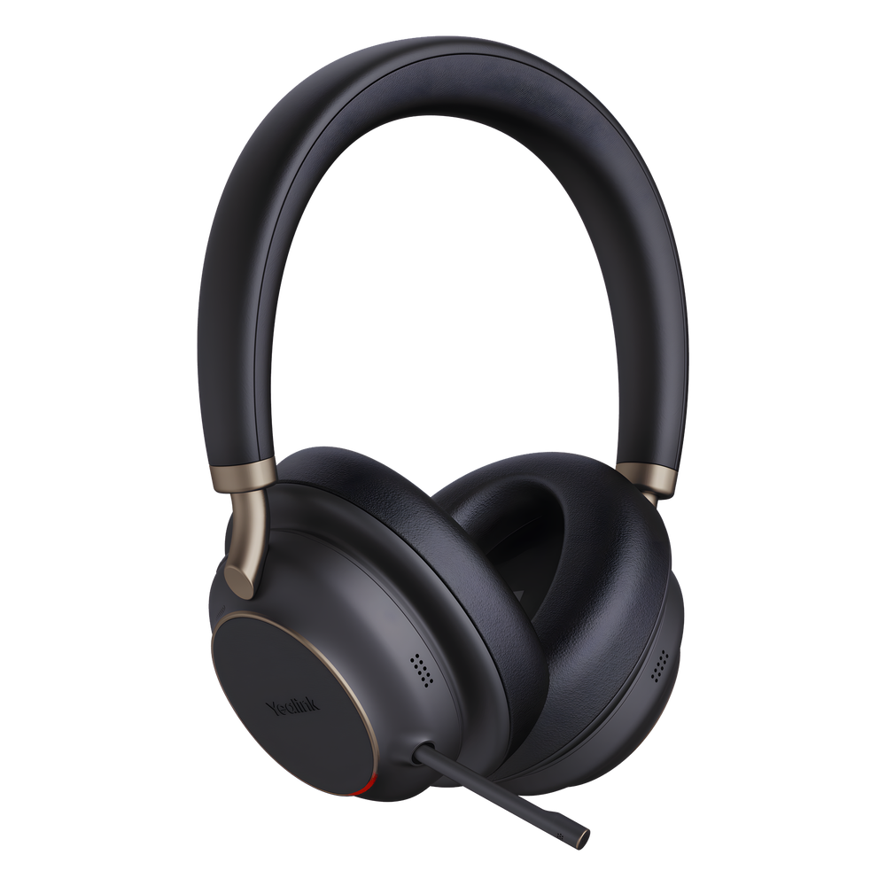 Auriculares Profesionales / Bluetooth 5.3 / Alcance 45 m (147.6 ft) / ANC 35 dB / Autonomía 40 h / Base de Carga Qi / USB-C y USB-A