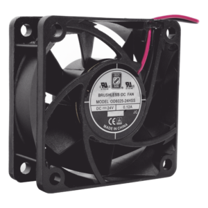 Ventilador Axial Anticondensante / 60 x 60 x 25 mm / 24 Vdc / 25.0 CFM / 4500 RPM / 2.9 W / Cojinete Sellado