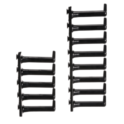Kit de Gestión de Cables / 15 RU / Dedos 100 mm / Configuración Derecha e Izquierda / Negro