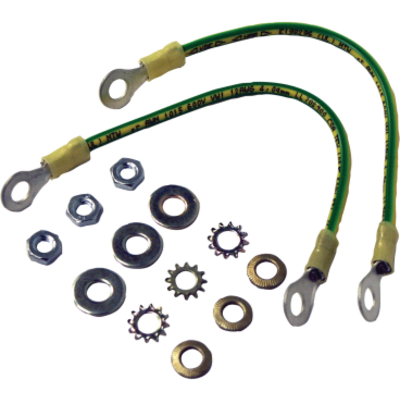 Kit de Puesta a Tierra / 12 AWG / Aislado Verde-Amarillo / 600 V / Para Gabinetes D-BOX