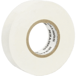 Cinta para aislar color Blanco de 19 mm x 18 metros / Fabricada en PVC / Adhesivo acrílico.