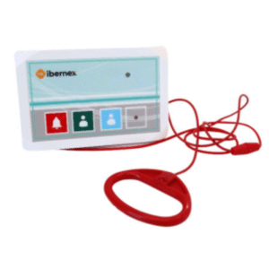 Terminal Inalámbrico de Baño / Botón Alarma-Presencia-Médico / IP65 / 400 m (1312 ft) / POCSAG / Alarma Acústico-Luminosa