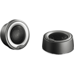 Par de Tweeters Marinos de Componentes / 1 in (25 mm) / Diafragma Domo de Seda / 75 W RMS / 4 Ω / 91 dB a 1 W/1 m / 4.8 kHz–25 kHz (±3 dB) / Filtro Pasa-Altas Externo de Tercer Orden / Protección Electrónica Automática / Montaje Empotrado o Superfi