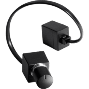 Cable y Mando a Distancia para Nivel de Amplificador / 5.5 m (18 ft) / Perilla ABS Negro / Conector Modular Telefónico / Instalación Empotrada / Perforación 9.5 mm (0.37 in) / Espacio Tras Panel 28 × 28 × 19 mm (1.10 &time