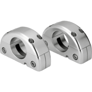 Soporte de Montaje para Altavoz de Torre / Montaje en Tubo 1.9″ (48.3 mm) / Altura 6.9 cm (2.7 in) / Ancho 4 cm (1.6 in) / Largo 12.2 cm (4.8 in) / Compatible con JL Audio ETXv2 y ETXv3 / Aluminio o Acero Inoxidable / Acabado Anodizado Marino / Par d