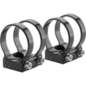 Accesorio de Montaje / Montaje Giratorio para Tubo 2.25 in (57.15 mm) / Sistema Cerrado VeX / Aluminio Mecanizado Marino / Acabado Anodizado Negro / Tornillería Acero Inoxidable Grado Marino / Perfil Bajo / Par de Soportes
