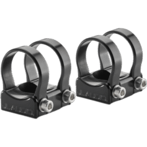 Accesorio de Montaje para Sistema Cerrado VeX / Montaje en Tubo / Diámetro Interior 1.5 in (3.81 cm) / Abrazadera Giratoria / Perfil Bajo / Acero Inoxidable Grado Marino / Resistente a UV y Corrosión / Juego de 2 Soportes / Negro