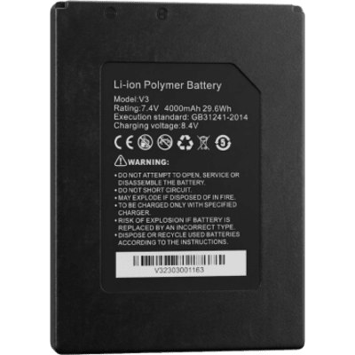 Batería Li-Ion / 7.4 VCC / 4000 mAh / 29.6 Wh / Carga 8.4 VCC / 320 g / Para Testers CCTV