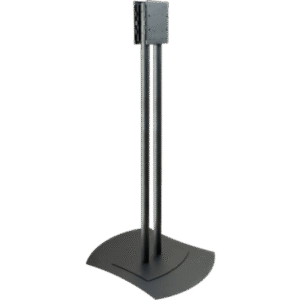 Soporte de Piso para Pantalla Plana / VESA 100, 200 x 100 y 200 x 200 mm / Carga Máxima 200 lb (90.7 kg) por Pantalla / Altura Ajustable en Postes de 72in(1829 mm) / Gestión de Cables Integrada / Base de Acero Reforzado
