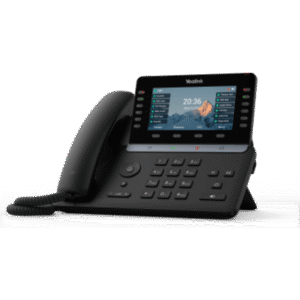 Teléfono IP Empresarial Yealink SIP-T85W Prime Business con Pantalla Ajustable de 5.5 Pulgadas, Audio HD Potenciado por IA y Conectividad WiFi 6 Bluetooth 5.0 para 16 Cuentas SIP