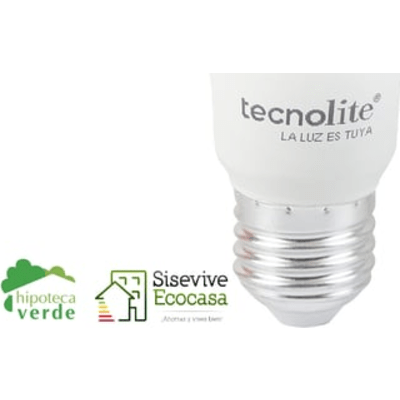 Foco LED A19 8.5 W / Base E27 / 800 lm / 6 500 K Luz de Día / IRC 80 / 15 000 h / No Atenuable
