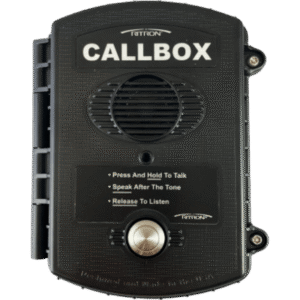 Callbox Inalámbrico / UHF 450-470 MHz / 2 W / Alcance 1 Milla / Policarbonato de Alto Impacto / PTT Programable
