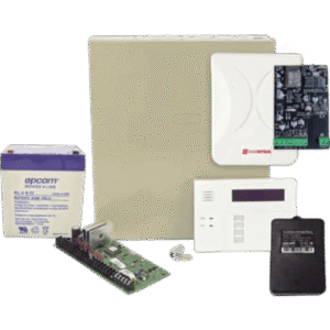 Kit Panel Control Antirrobo / 48 Zonas / 8 Cableadas Ampliables / WiFi / 3 Particiones / Alcance 60 m (196.9 ft) / 2 Salidas Domóticas